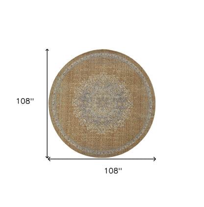 108 X 156 Coffee Wool Rug