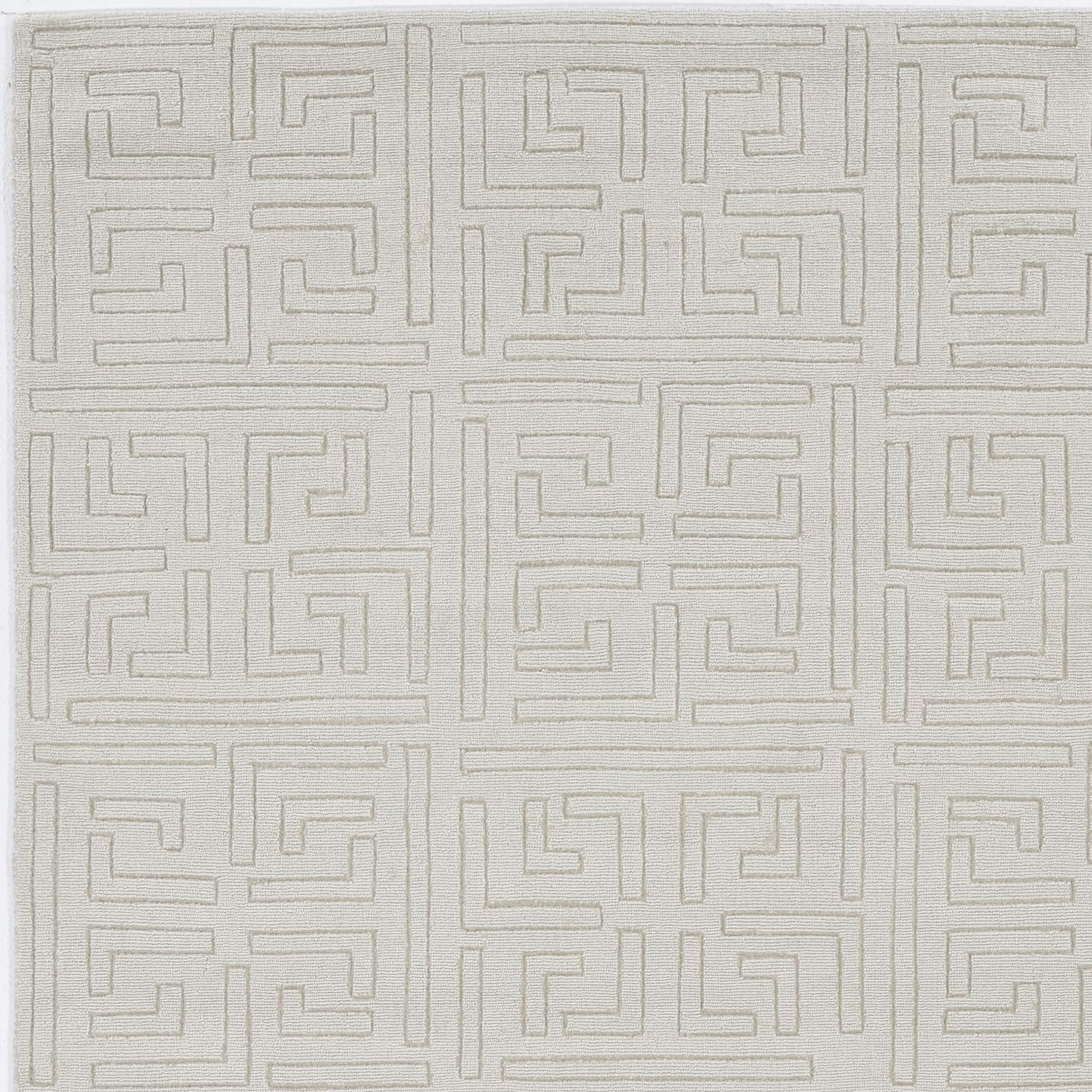 8'X10' Beige Machine Woven Bordered Floral Indoor Area Rug
