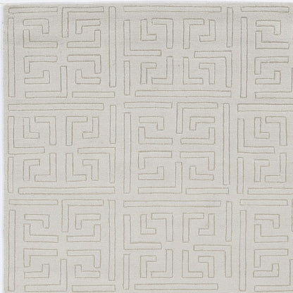8'X10' Beige Machine Woven Bordered Floral Indoor Area Rug