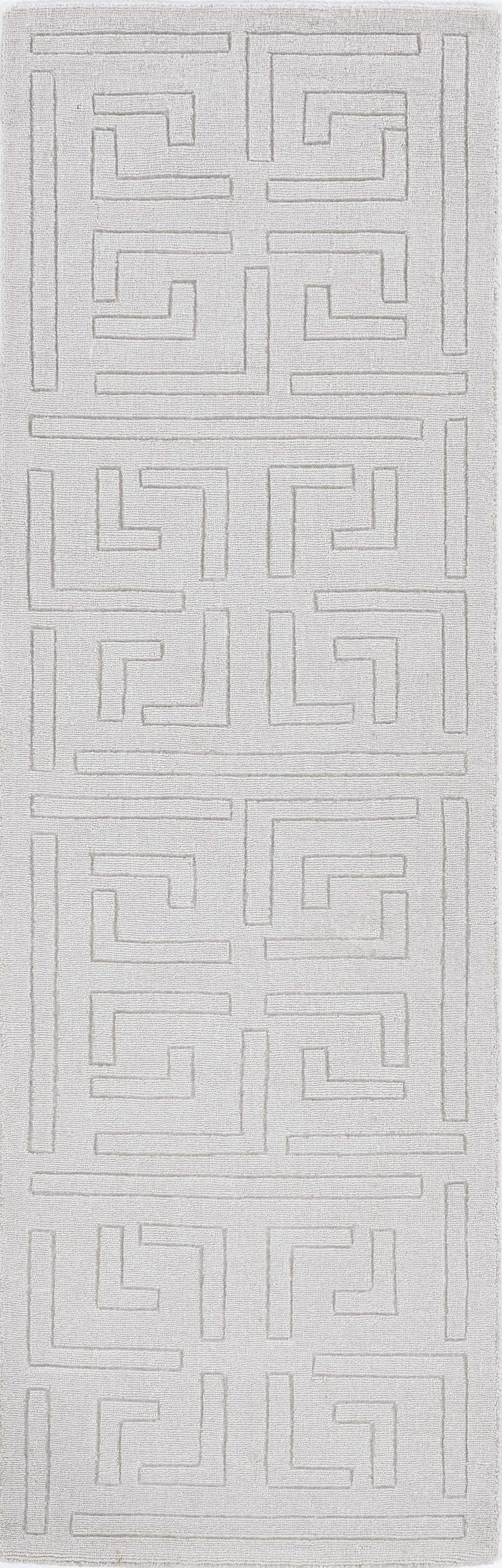 8'X10' Beige Machine Woven Bordered Floral Indoor Area Rug