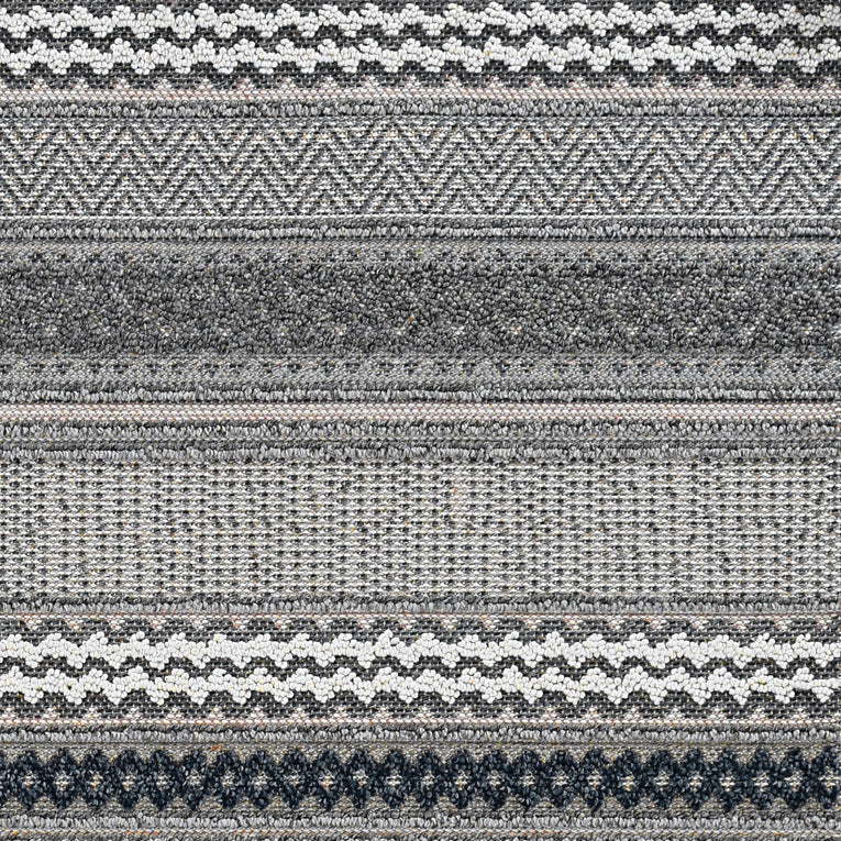 4' X 6' Taupe Geometric Lines Area Rug