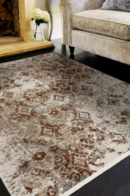 96 X 120 Sand Polypropylene Rug