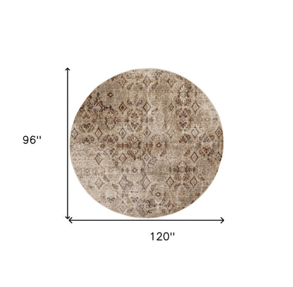 96 X 120 Sand Polypropylene Rug