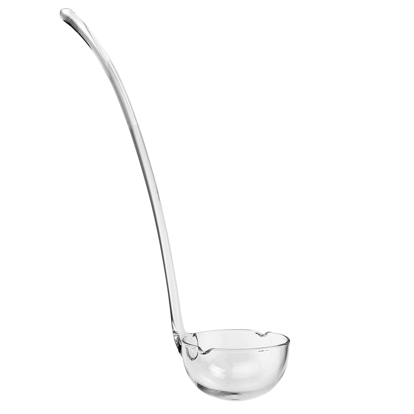 Mouth Blown Lead Free Crystal Gravy Dressing Or Punch Ladle