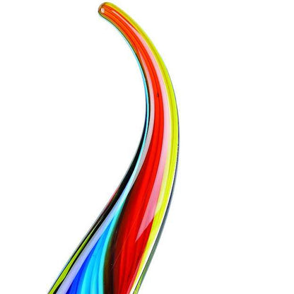 16 Multicolor Art Glass Centerpiece