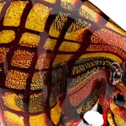 9 Multicolor Large Bull Art Glass