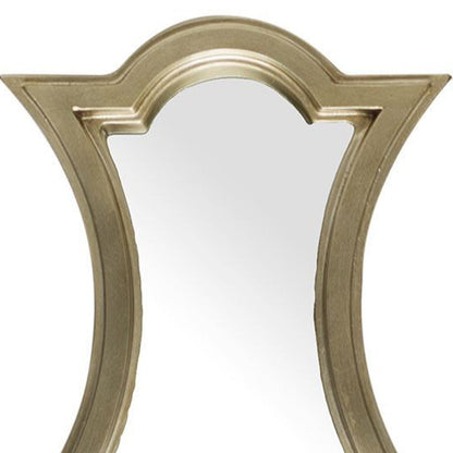 Gold Wood Frame Wall Mirror