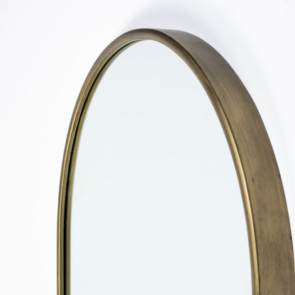 Gold Arch Bathroom Over Vanity Metal Mirror