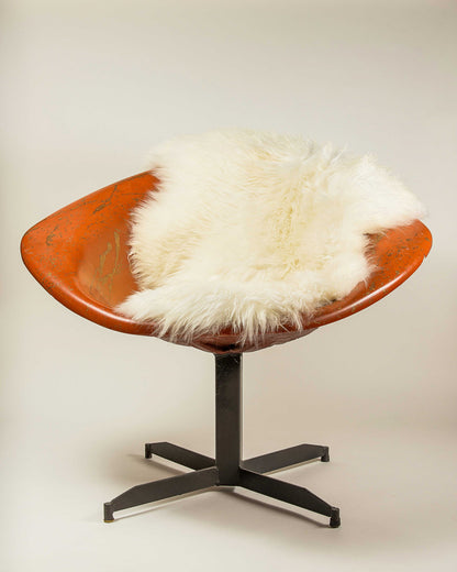 2' X 3' Dark Cream New Zealand Natural Sheepskin Rug