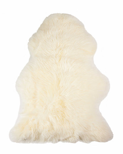 2' X 3' Dark Cream New Zealand Natural Sheepskin Rug