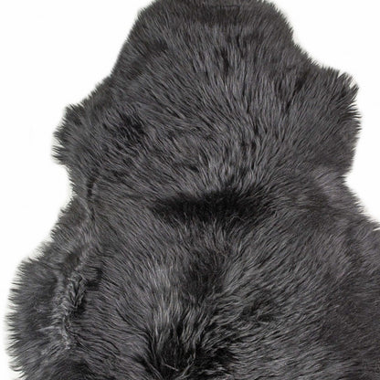 2' X 3' Dark Cream New Zealand Natural Sheepskin Rug