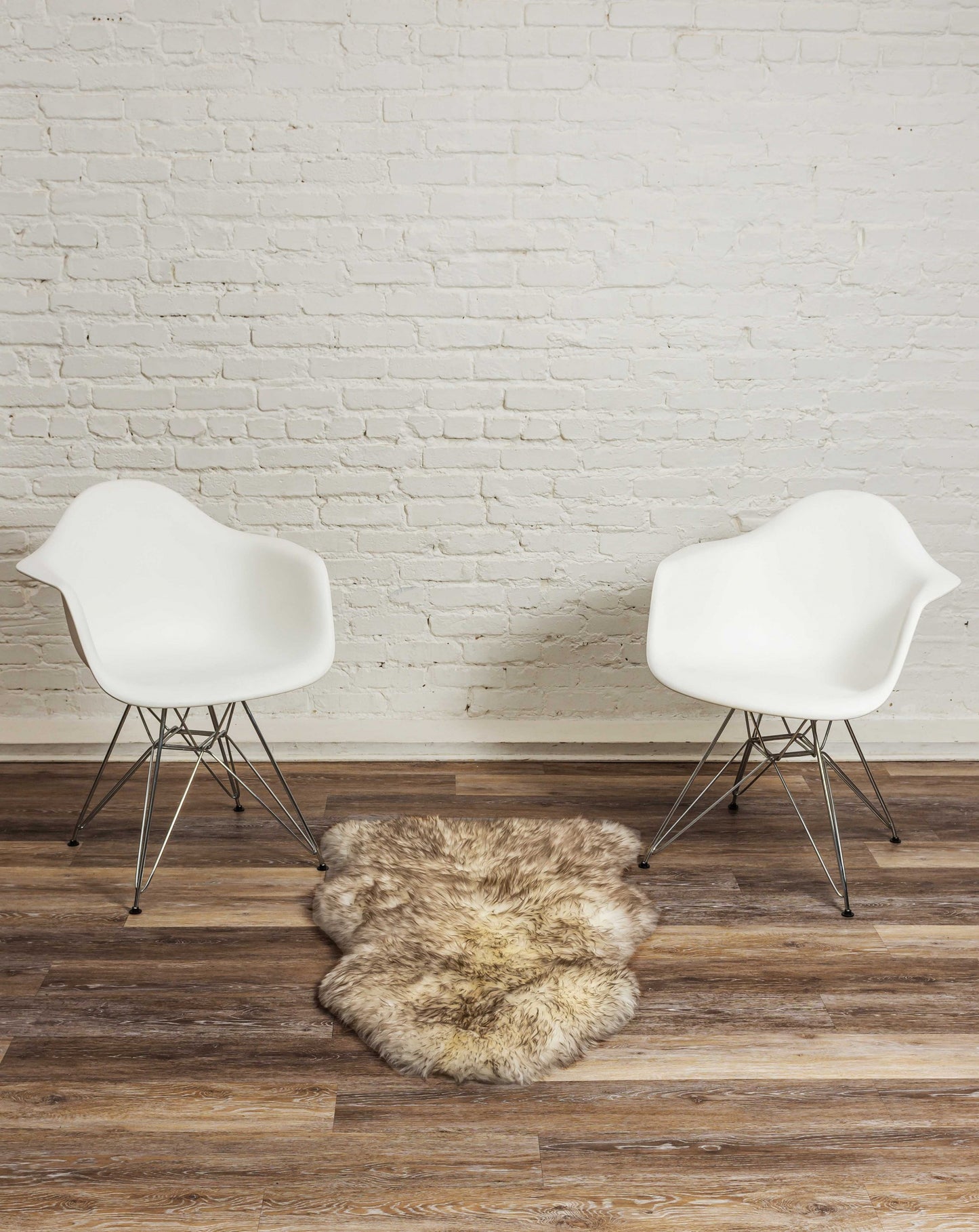 2' X 3' Dark Cream New Zealand Natural Sheepskin Rug