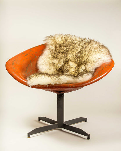 2' X 3' Dark Cream New Zealand Natural Sheepskin Rug