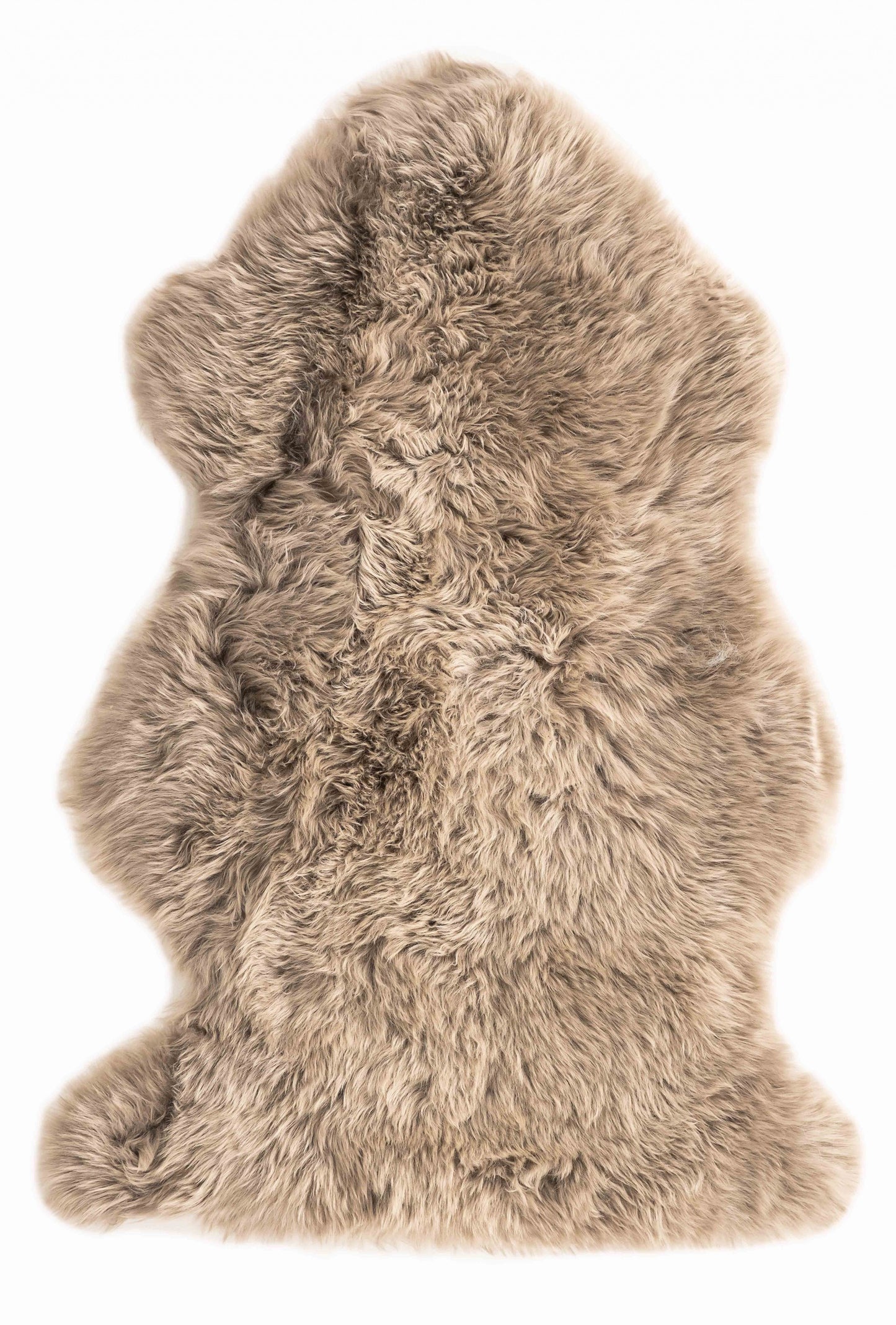 2' X 3' Dark Cream New Zealand Natural Sheepskin Rug