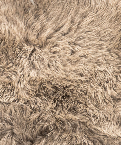 2' X 3' Dark Cream New Zealand Natural Sheepskin Rug
