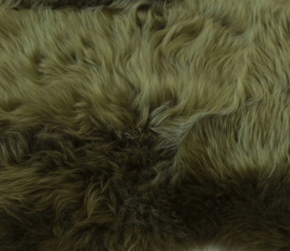2' X 3' Dark Cream New Zealand Natural Sheepskin Rug