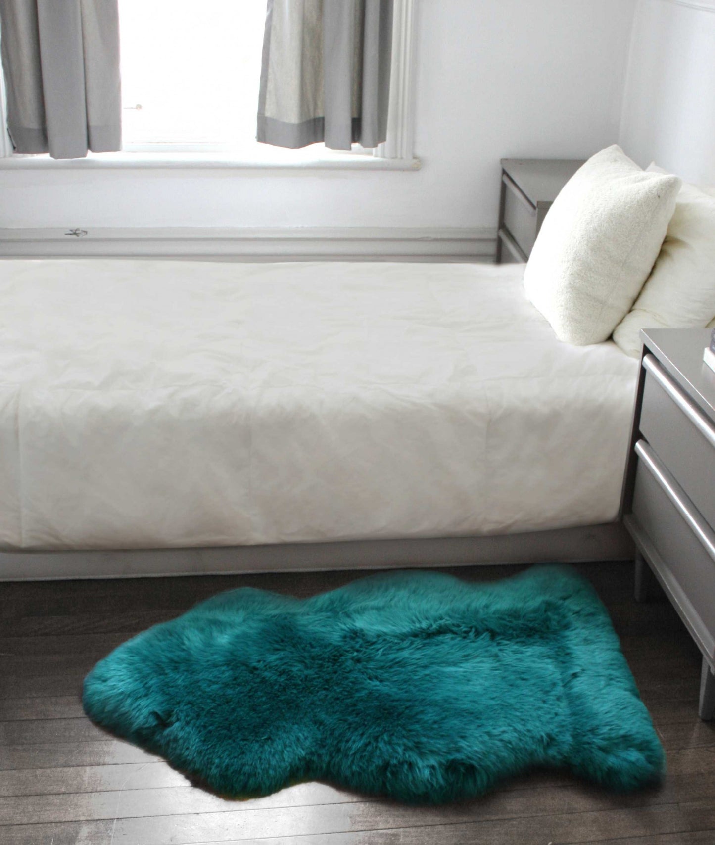 2' X 3' Dark Cream New Zealand Natural Sheepskin Rug