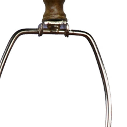 25" Brown Standard Table Lamp