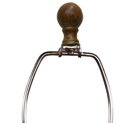 25" Brown Standard Table Lamp