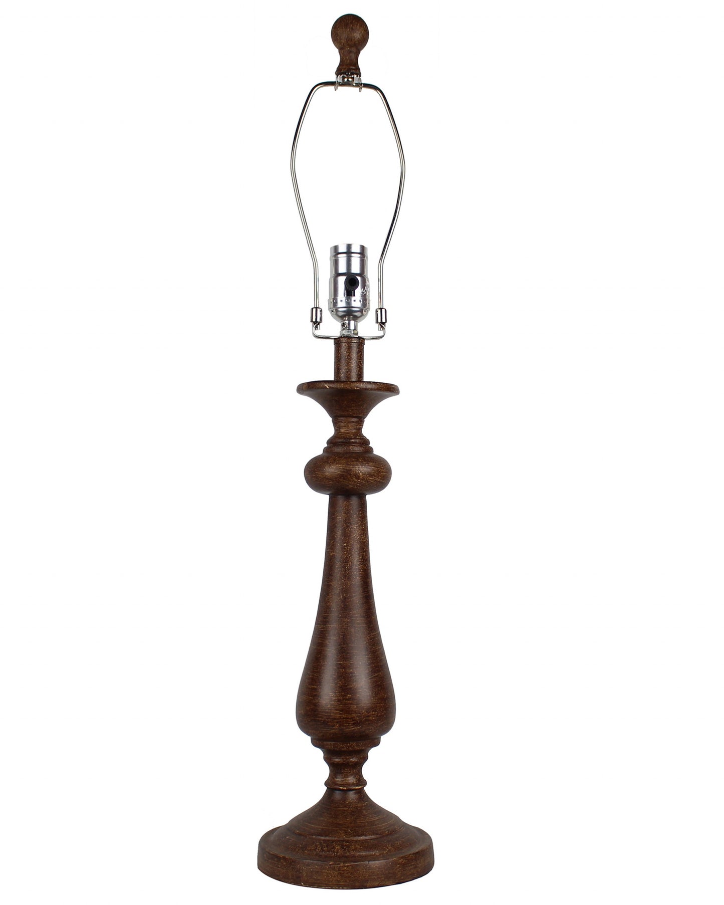 27" Dark Brown Standard Table Lamp