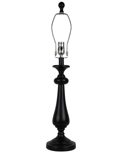 Black Candlestick Multi Color Tribal Arrows Shade Table Lamp