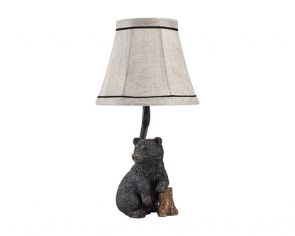 Smokey Bear In Woodlands Accent Lamp