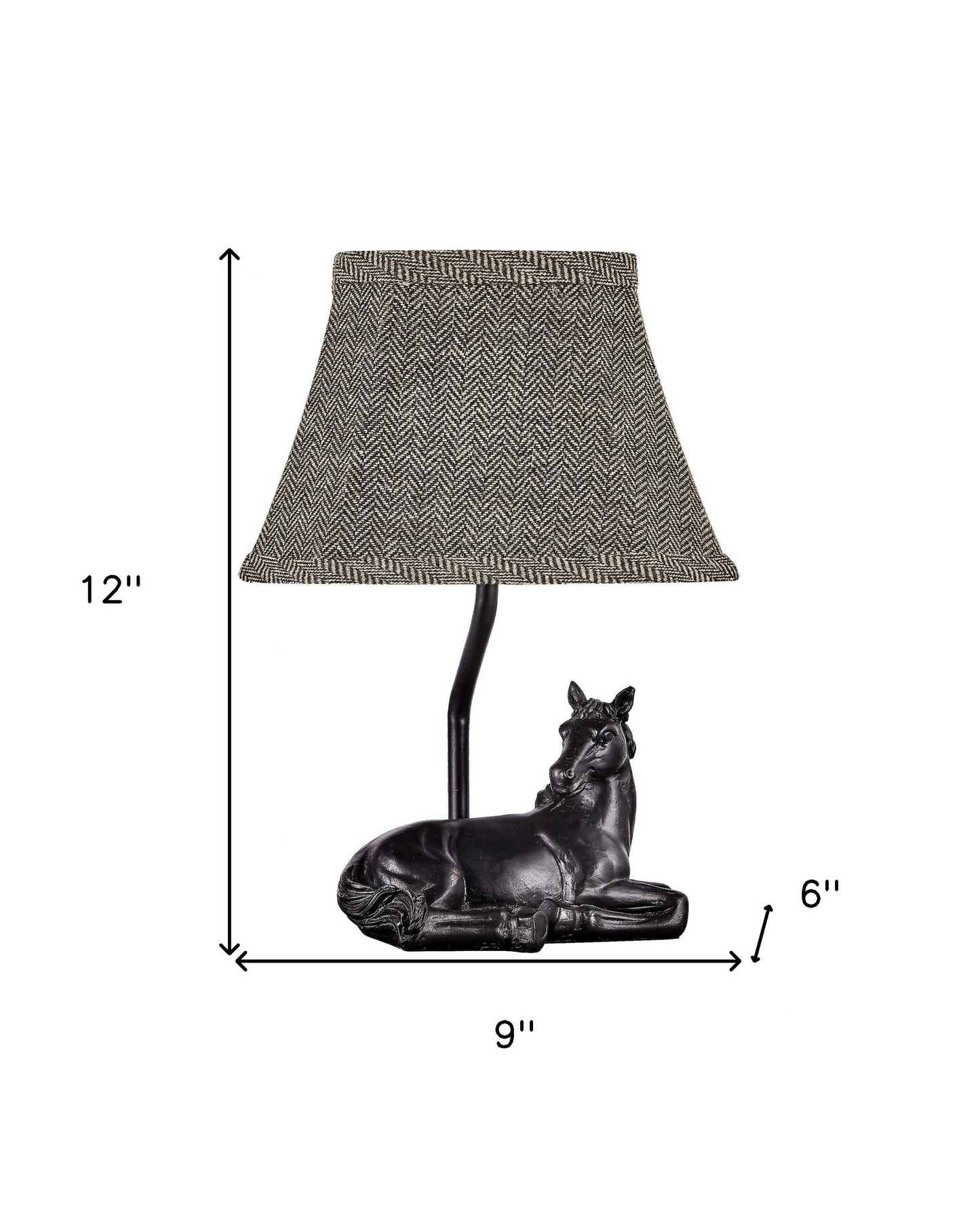 Horse Rests Peacefully Accent Lamp