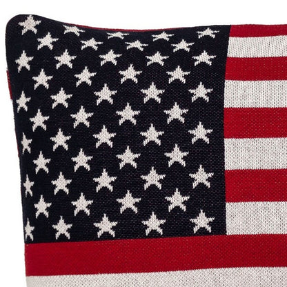24" American Flag Lumbar Throw Pillow