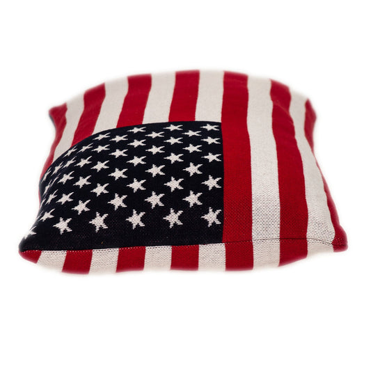 24" American Flag Lumbar Throw Pillow