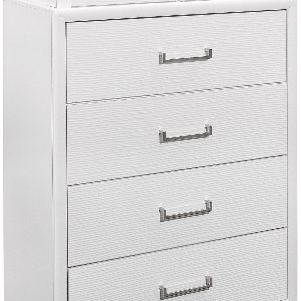 White Chest With 6 Drawers