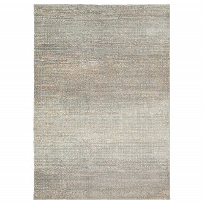 7' Gray Green Abstract Confetti Indoor Runner Rug
