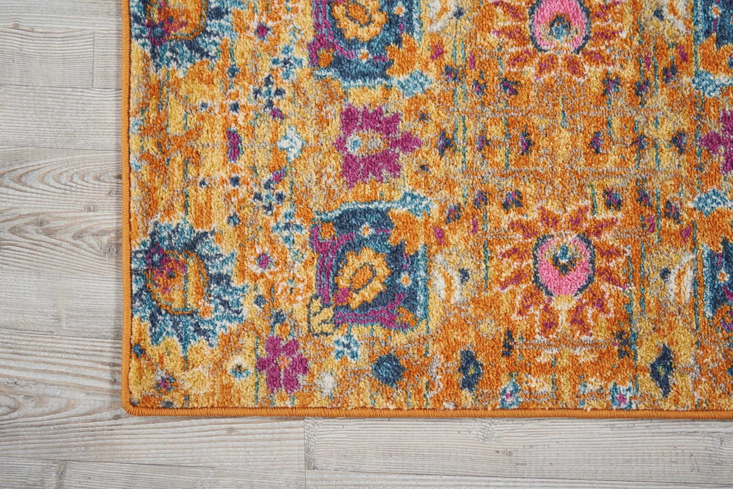 5' X 7' Sunset Floral Power Loom Area Rug