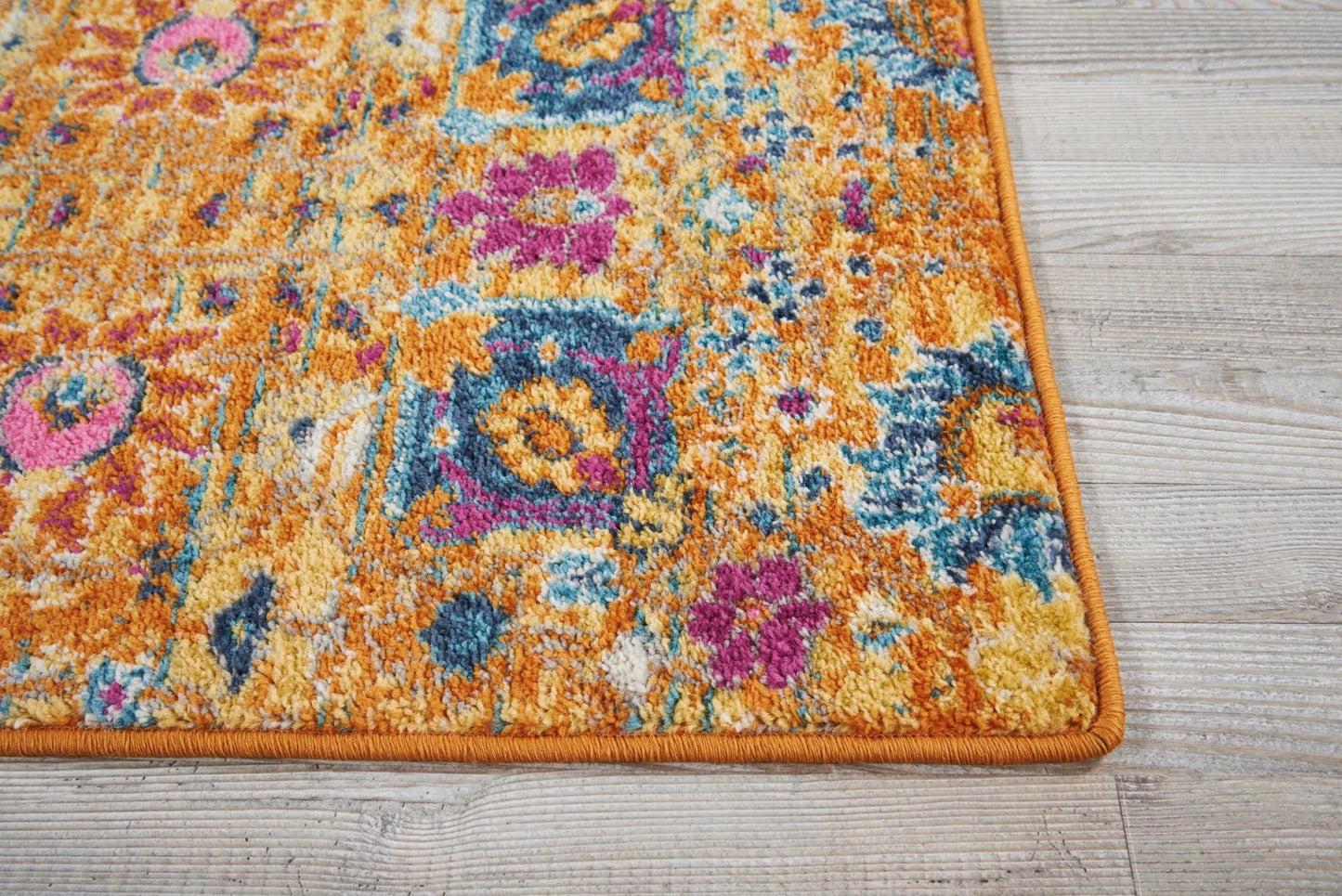 5' X 7' Sunset Floral Power Loom Area Rug