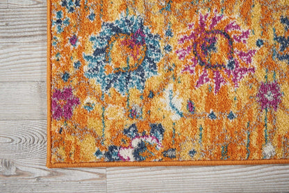 5' X 7' Sunset Floral Power Loom Area Rug