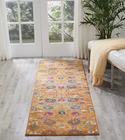 5' X 7' Sunset Floral Power Loom Area Rug