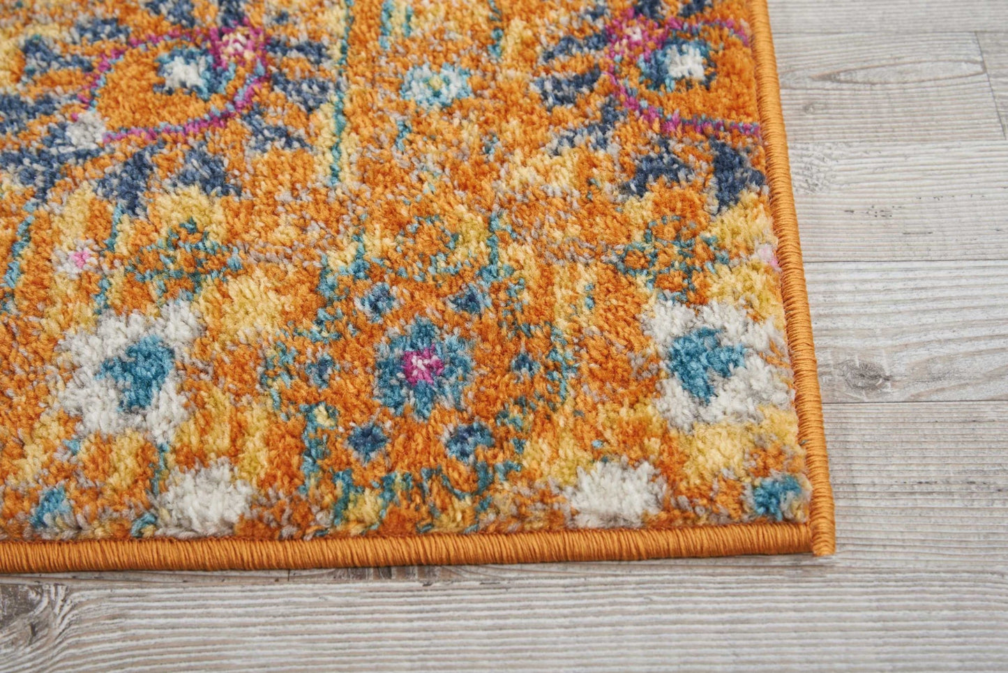 5' X 7' Sunset Floral Power Loom Area Rug