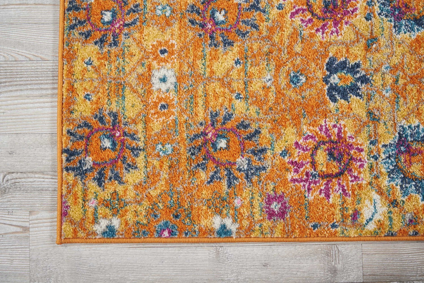 5' X 7' Sunset Floral Power Loom Area Rug