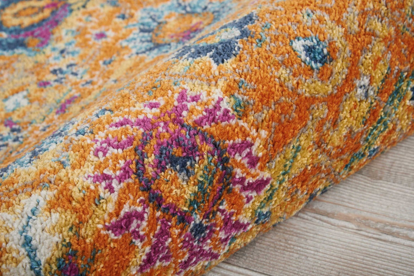 5' X 7' Sunset Floral Power Loom Area Rug