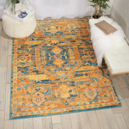 4' X 6' Sunset Power Loom Area Rug