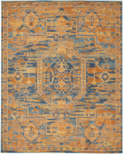 4' X 6' Sunset Power Loom Area Rug