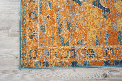 4' X 6' Sunset Power Loom Area Rug