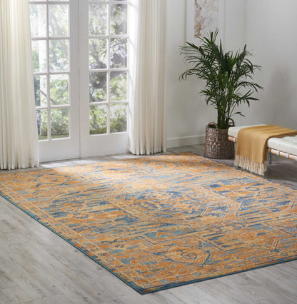4' X 6' Sunset Power Loom Area Rug