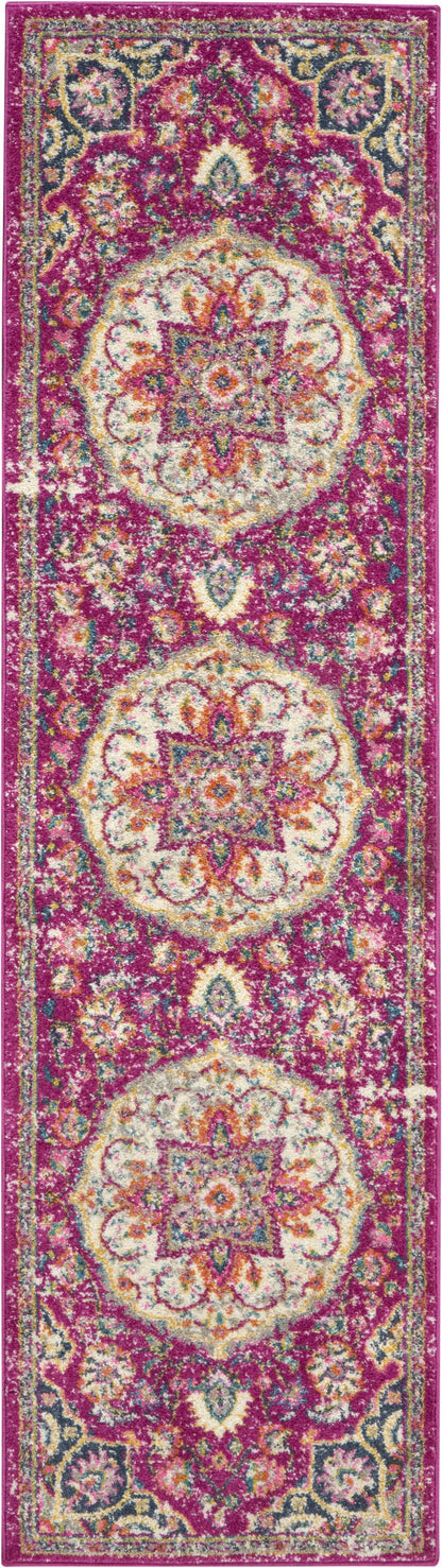 5' X 7' Pink Dhurrie Area Rug