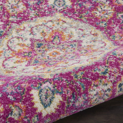 5' X 7' Pink Dhurrie Area Rug