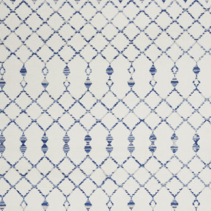 5' X 7' Ivory Geometric Berber Area Rug