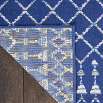 5' X 7' Ivory Geometric Berber Area Rug