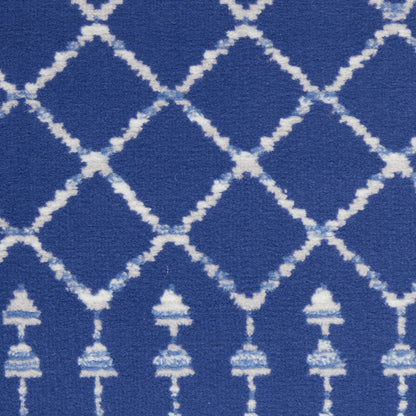 5' X 7' Ivory Geometric Berber Area Rug