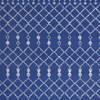 5' X 7' Ivory Geometric Berber Area Rug