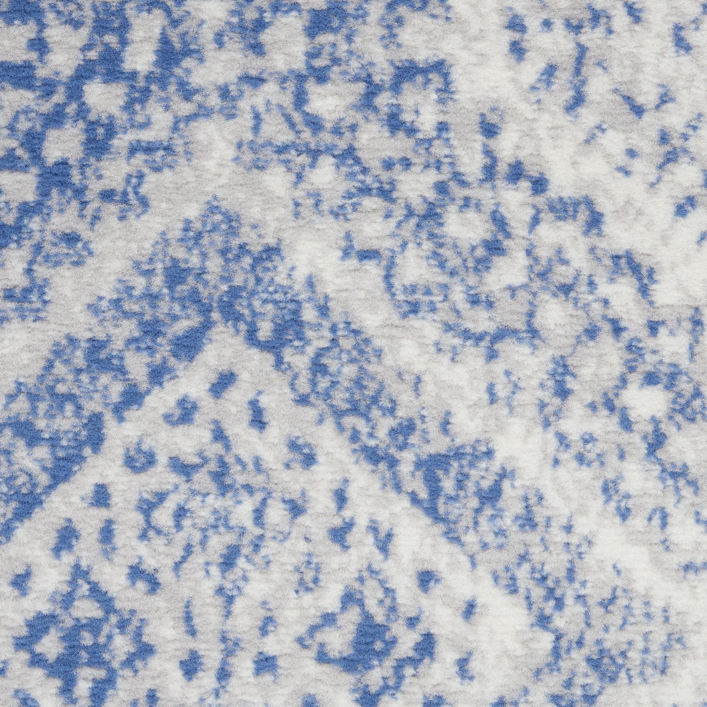 5' X 7' Light Blue Geometric Dhurrie Area Rug