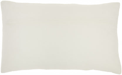 Brilliant Ivory Lumbar Pillow